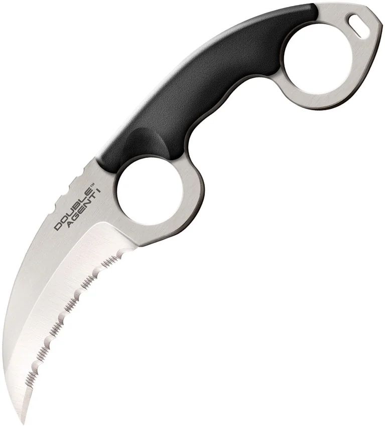 Cold Steel Double Agent I Neck Knife (3" Satin Serr) 39FKS