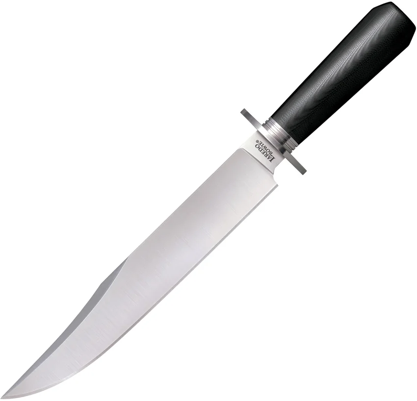 Cold Steel Laredo Bowie Fixed Knife Black Micarta (10.5" Satin 4034) 39LME4