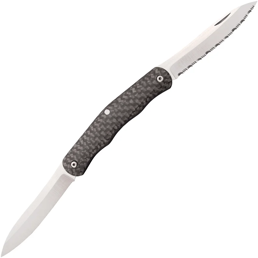 Cold Steel Lucky Pocket Knife Carbon Fiber (2.625" Satin) 54VPN