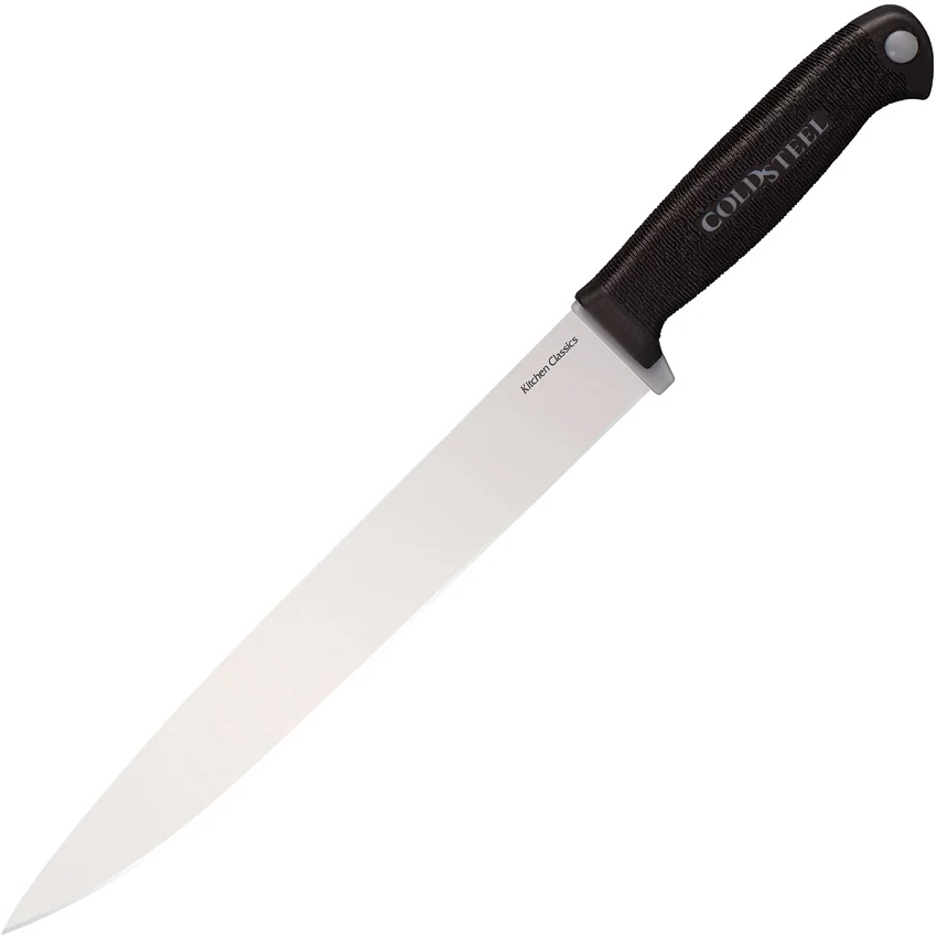 Cold Steel Slicer Fixed Blade Kitchen Knife (9" Satin) 59KSSLZ