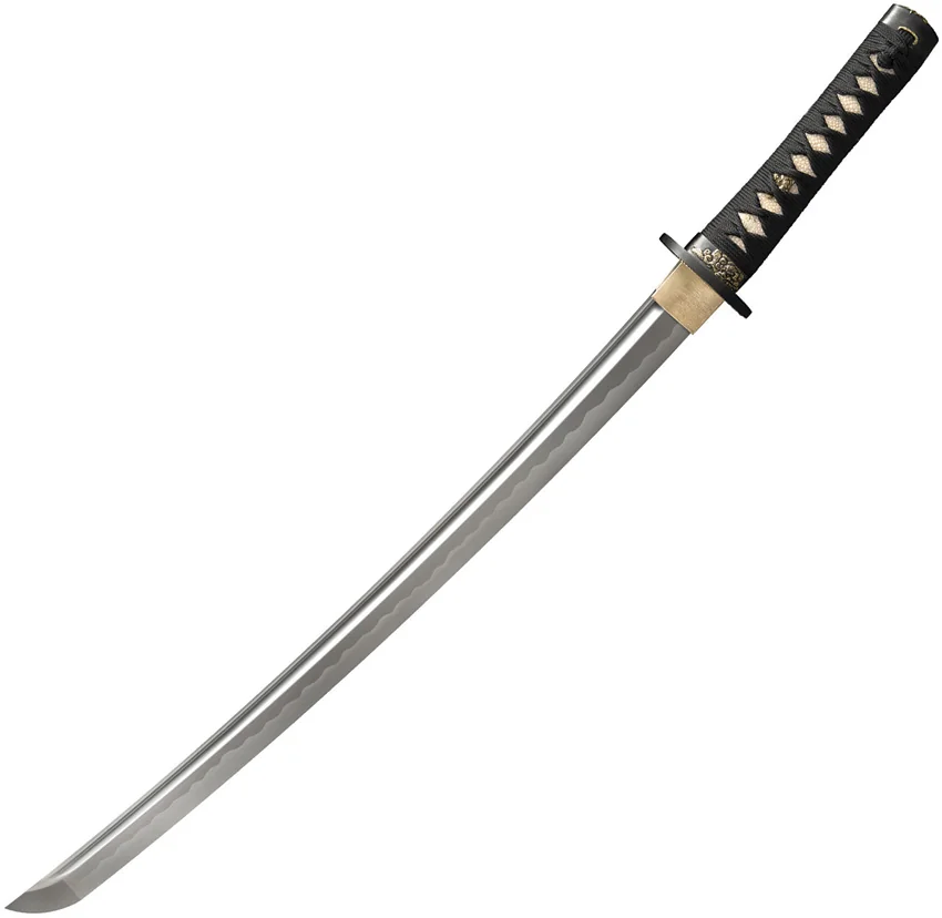 Cold Steel Gold Lion Wakishashi Sword (21" Damascus) 88ABW