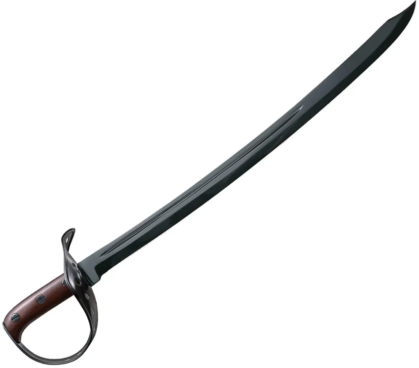 Cold Steel 1917 Hybrid Cutlass Sabre w/ Leather Scabbard (25" Black)