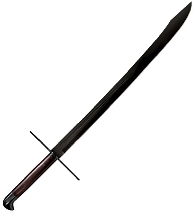 Cold Steel MAA Grosse Messer Sword w/ Rosewood Handle (32" Black) 88GMSM