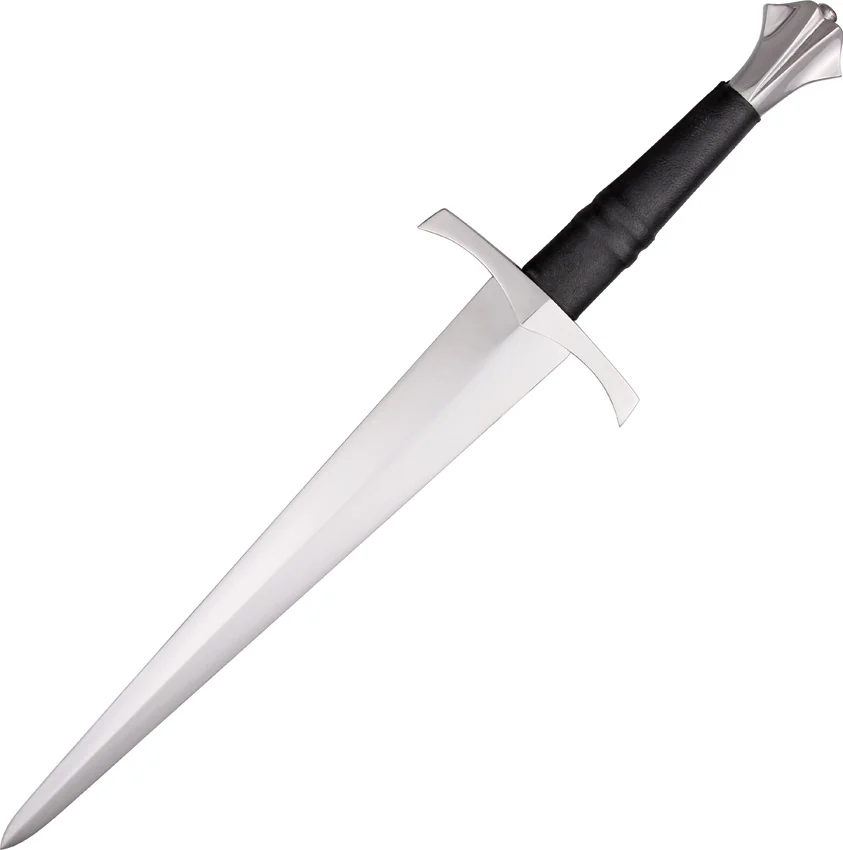 Cold Steel Italian Dagger w/ Leather Scabbard (13.1" Satin) 88ITD