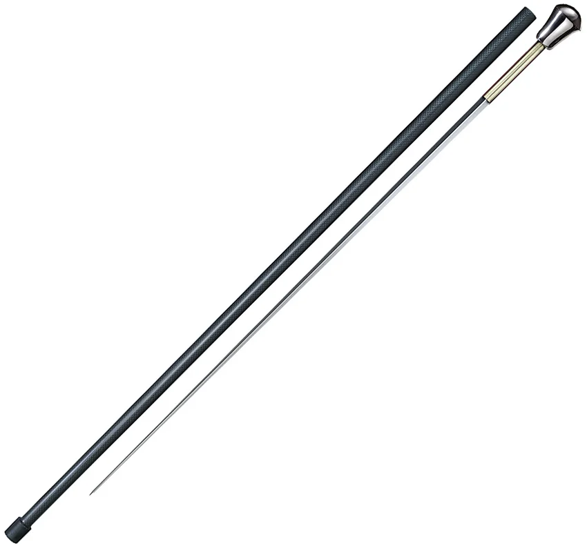 Cold Steel Quick Draw Sword Cane w/ Mirror Polished Head (25.75" Satin) 88SCF
