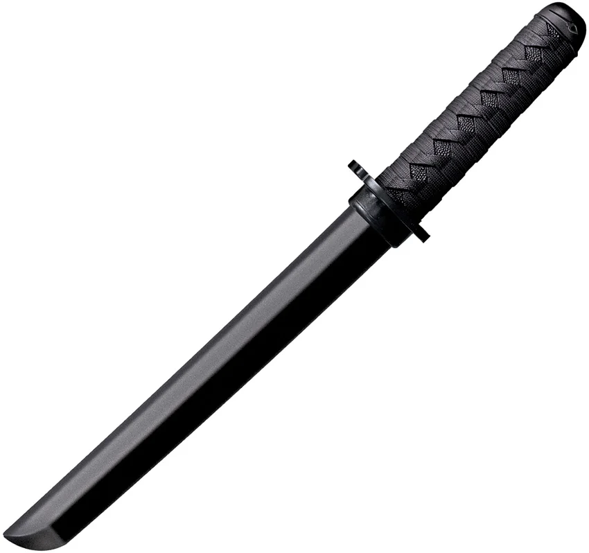 Cold Steel O Tanto Bokken Trainer Fixed Blade Knife (12.1" Black) 92BKKAZ