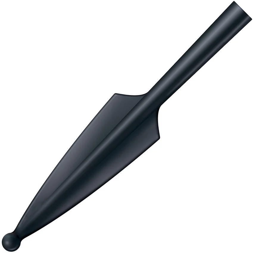 Cold Steel Spear Head w/Black Rubber Trainer Blade 92R95Z