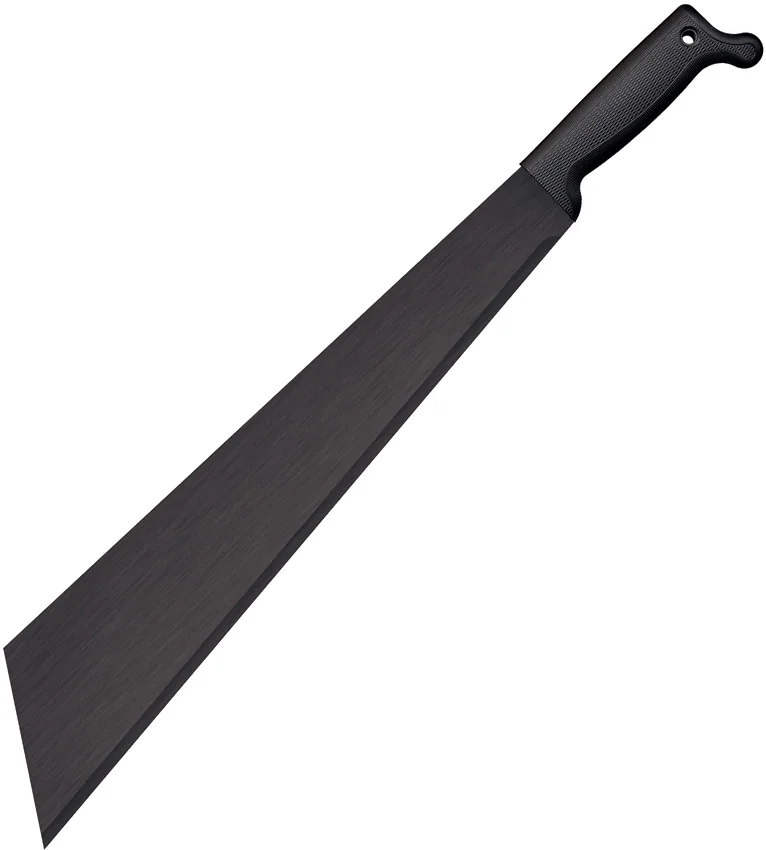 Cold Steel Slant Tip Machete Fixed Blade Knife (18" Black) 97ST18S
