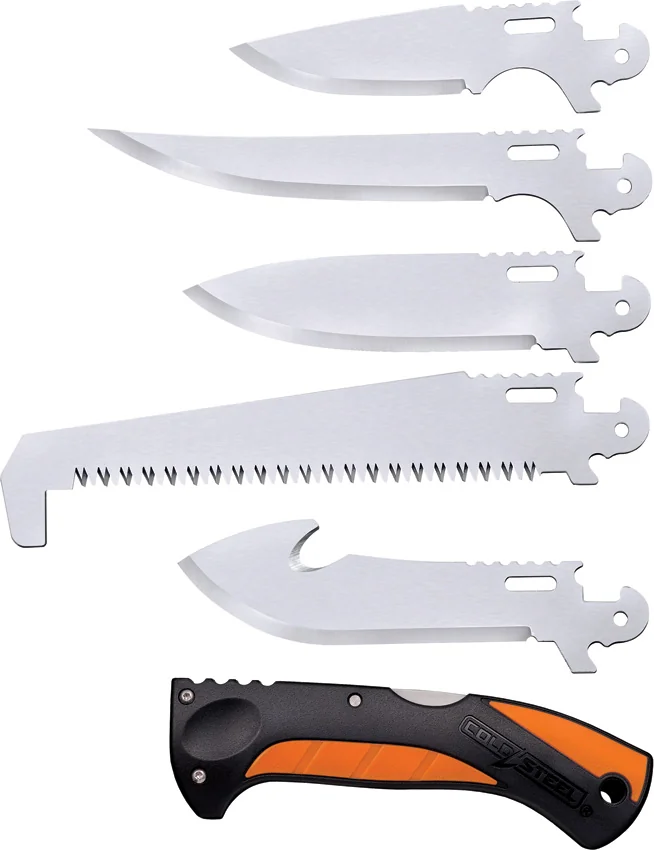 Cold Steel Click N Cut 5-Piece Hunting Field Kit - Orange