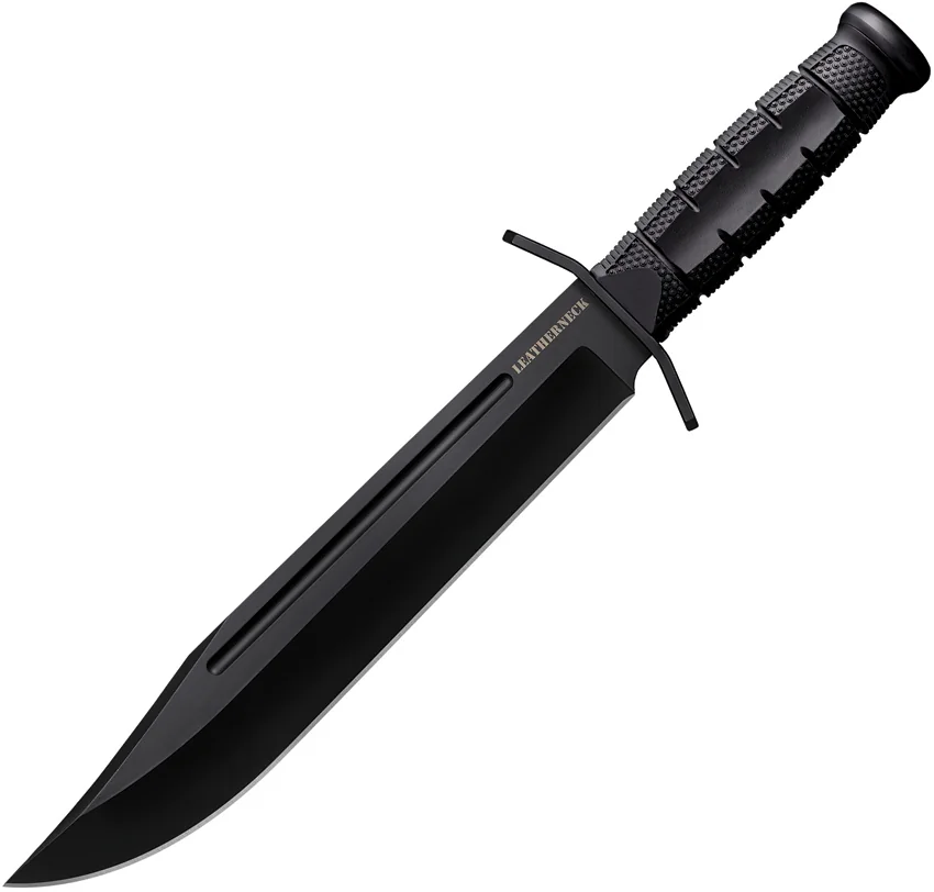 Cold Steel Leatherneck Bowie Fixed Blade Knife (10.5" Black)