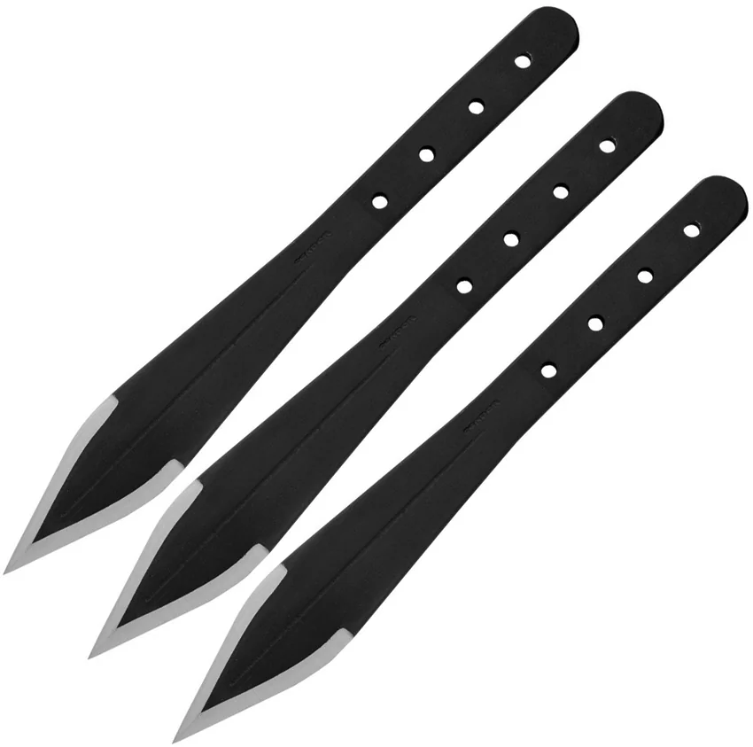 Condor Dismissal 12" Throwing Knife Set - Black/Nylon
