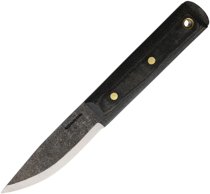 Condor Woodlaw Fixed Blade Knife (4" Black) CTK248-4HC