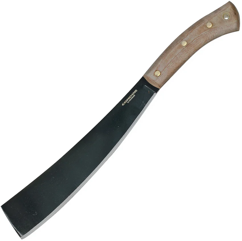 Condor Cambodian Machete Fixed Blade Knife Tan Micarta (10.5" Natural)