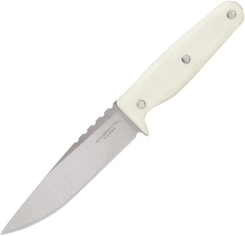 Condor Bonum Fixed Blade Knife White Micarta (4.6" Satin)