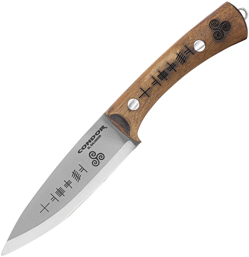 Condor Druid Fixed Blade Knife Walnut (4.6" Bead Blast)