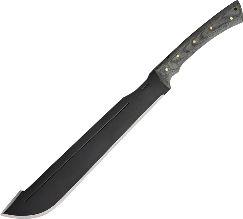Condor Discord Machete Fixed Blade Knife Gray Micarta (17.75" Black)