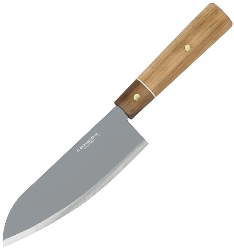 Condor Kondoru Santoku Kitchen Knife Hickory/Walnut (6.25" Bead Blast)