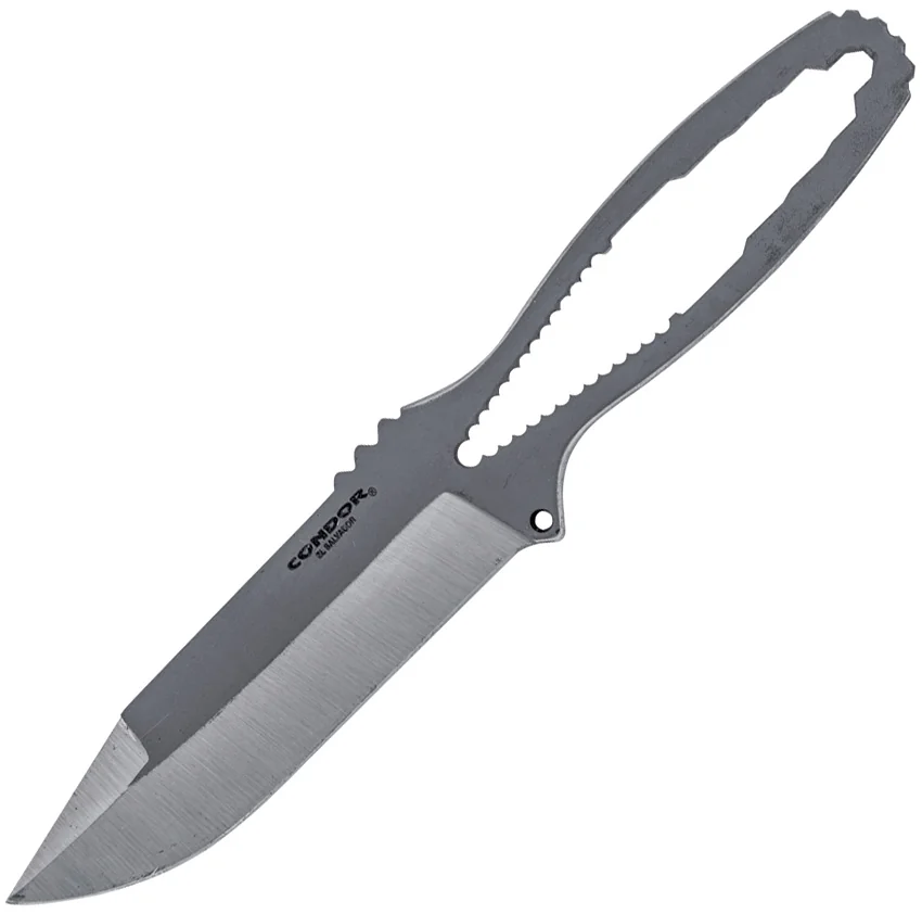 Condor Biker's Knife Fixed Blade (4.75" Bead Blast) CTK803-4.72HC