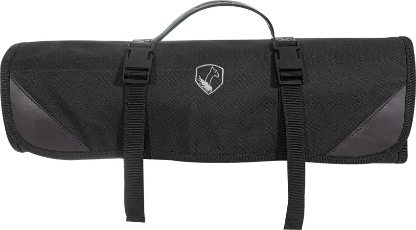 Condor Carry Machete Roll Black Canvas - Inner Brown Leather