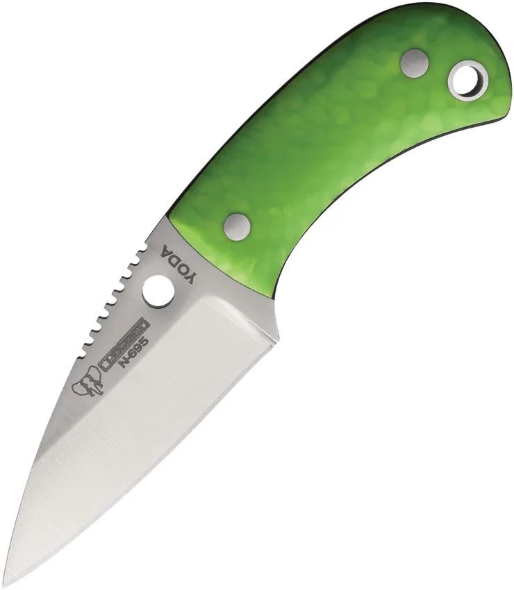 Cudeman YODA Neck Knife Green Juma