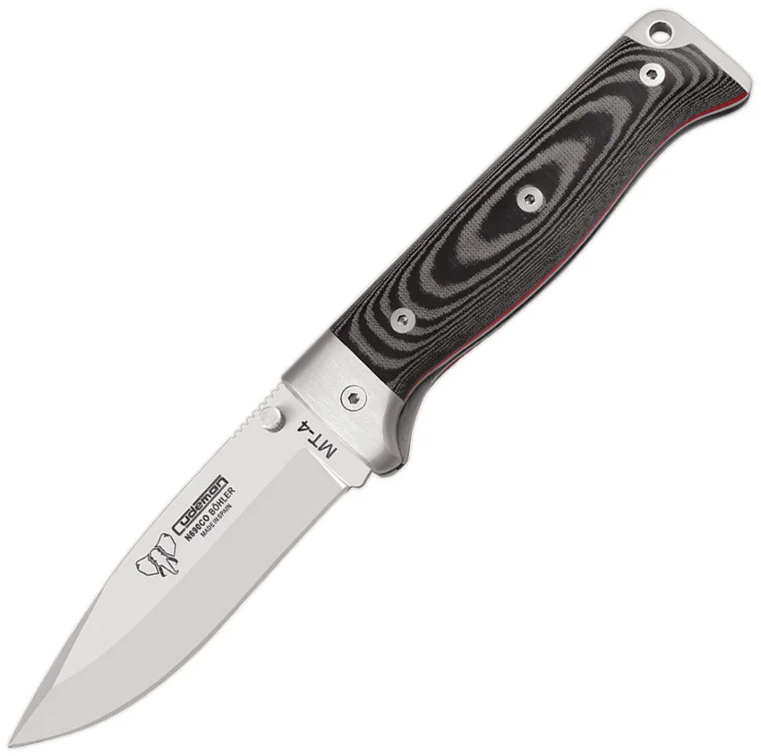 Cudeman MT4 Lockback Black Micarta