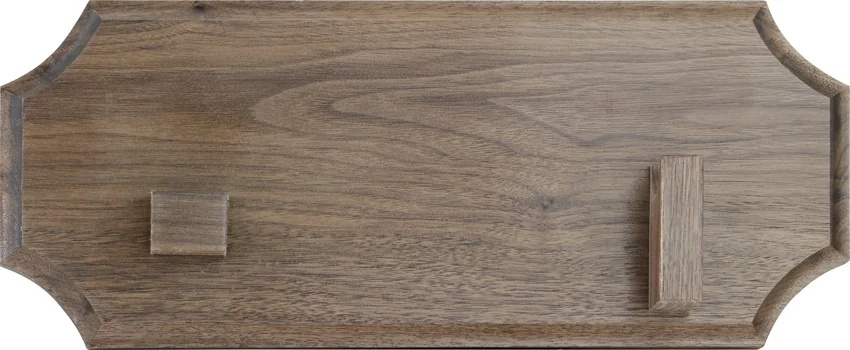 Displays Walnut Bowie Wall Plaque