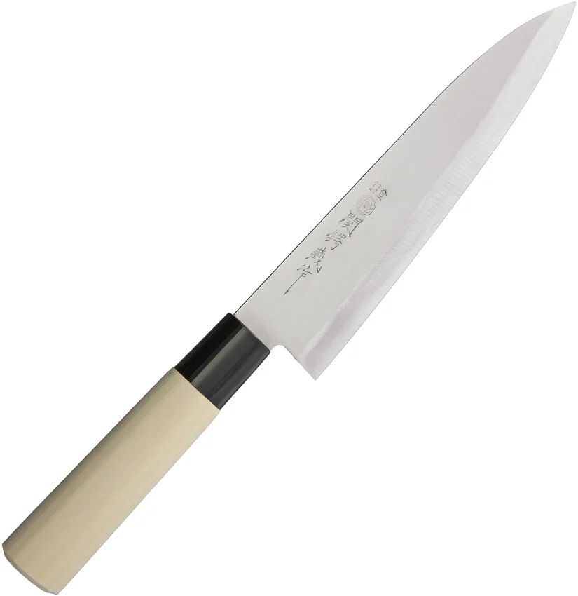 Fox Knives Gyuto Fixed Blade Knife Maple (7.25" Satin)