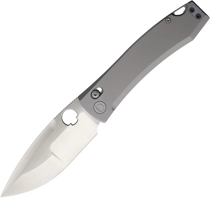 Daggerr Knives Nightmare MagnaCut Drop Point Crossbar Lock Knife Ti (4" Satin)