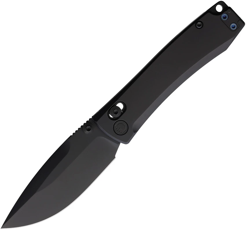 Daggerr Knives Nightmare 77 MagnaCut Knife Black Titanium (3.1" Black)