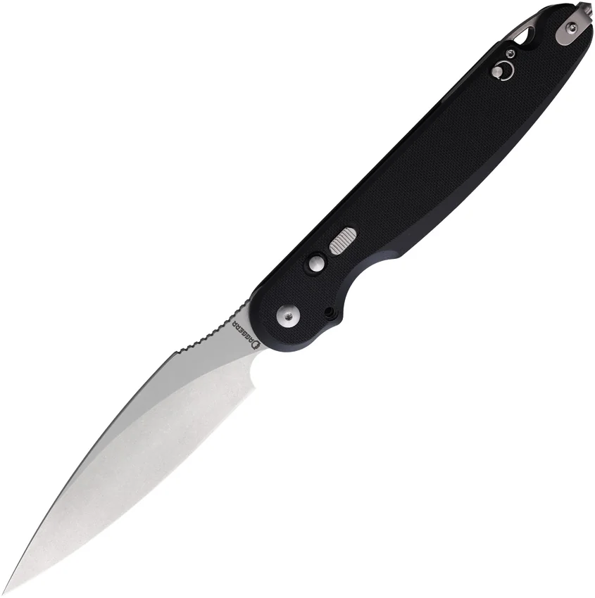 Daggerr Knives Parrot Button Lock Black