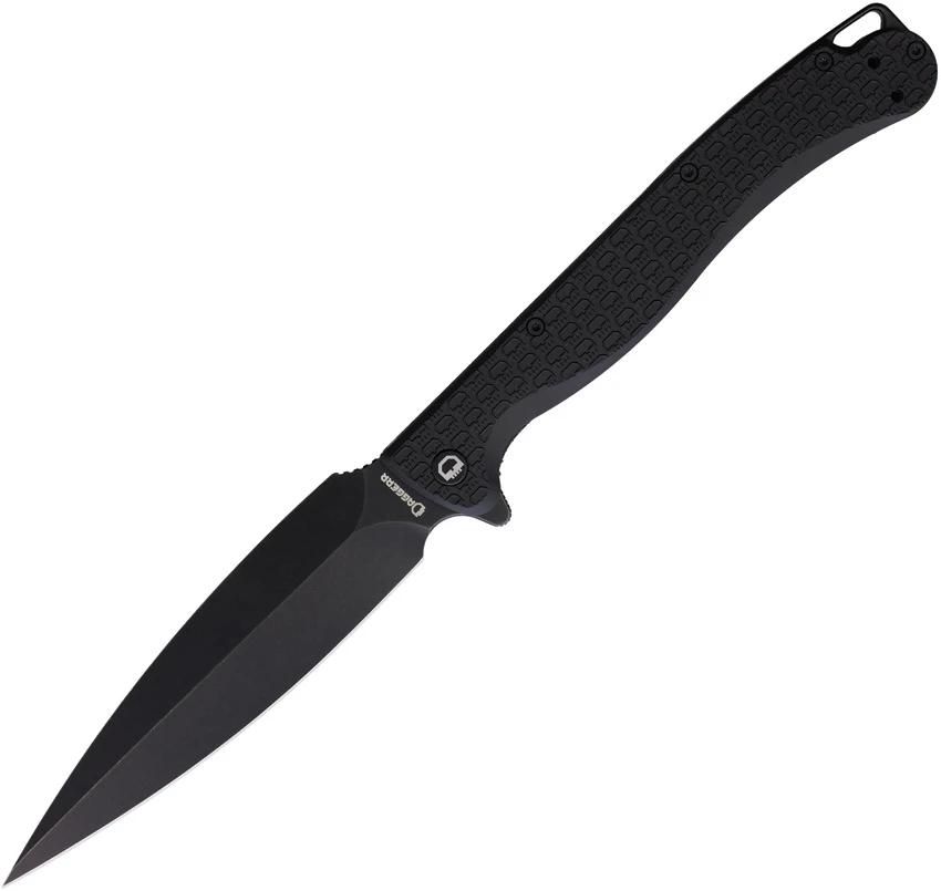 Daggerr Knives Vendetta Liner Lock Knife Black FRN (5" Black)