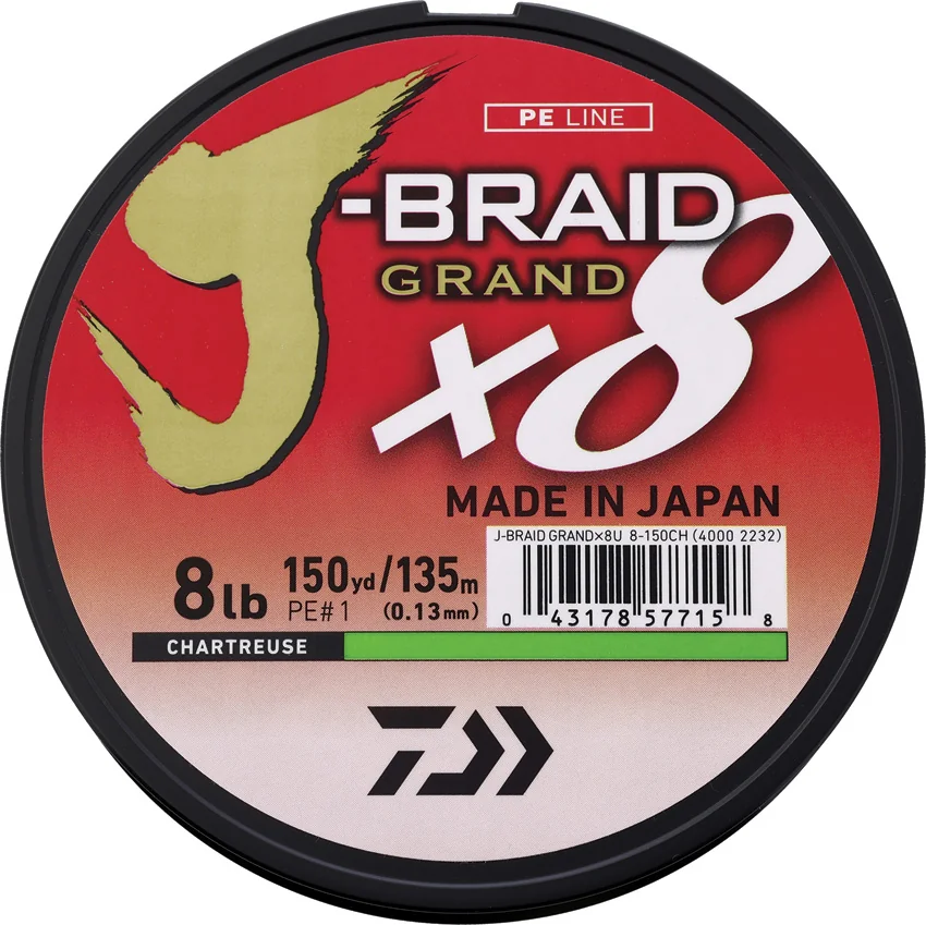 Daiwa J-Braid Grand Line 8/150 Char