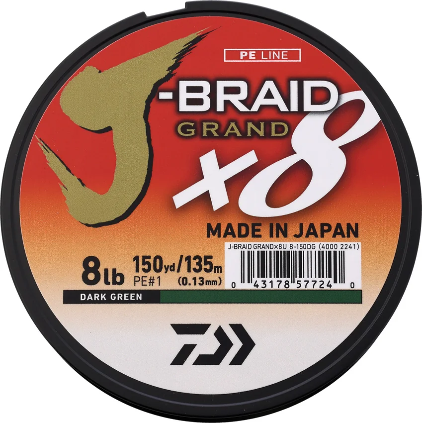 Daiwa J-Braid Grand Line 8/150 DG