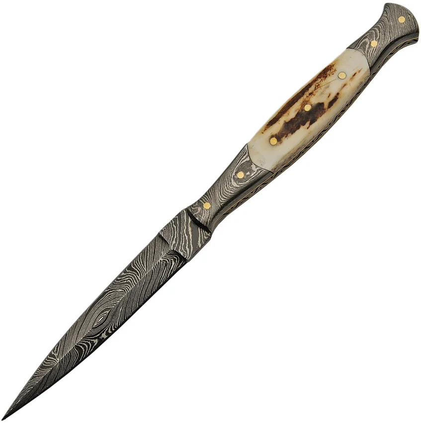 Damascus Slim Fixed Blade