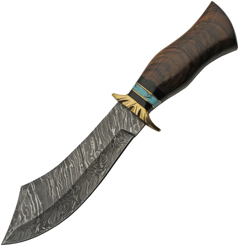 Damascus Scimitar Bowie