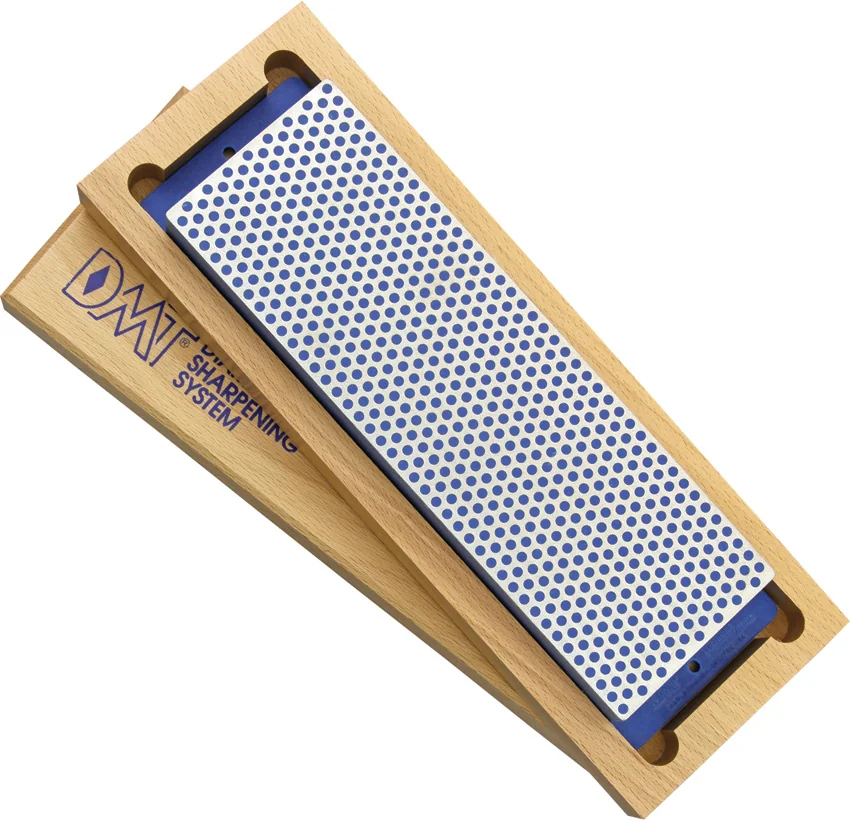 DMT 8" Diamond Whetstone Sharpener w/ Hardwood Box Coarse W8C