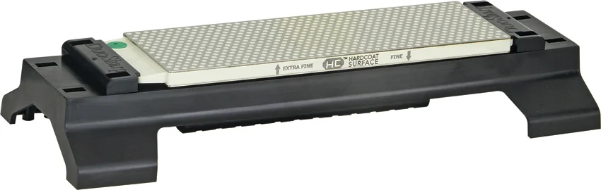 DMT 8" DuoSharp Bench Stone Sharpener Hardcoat Surface Extra-Fine/Fine w/ Base