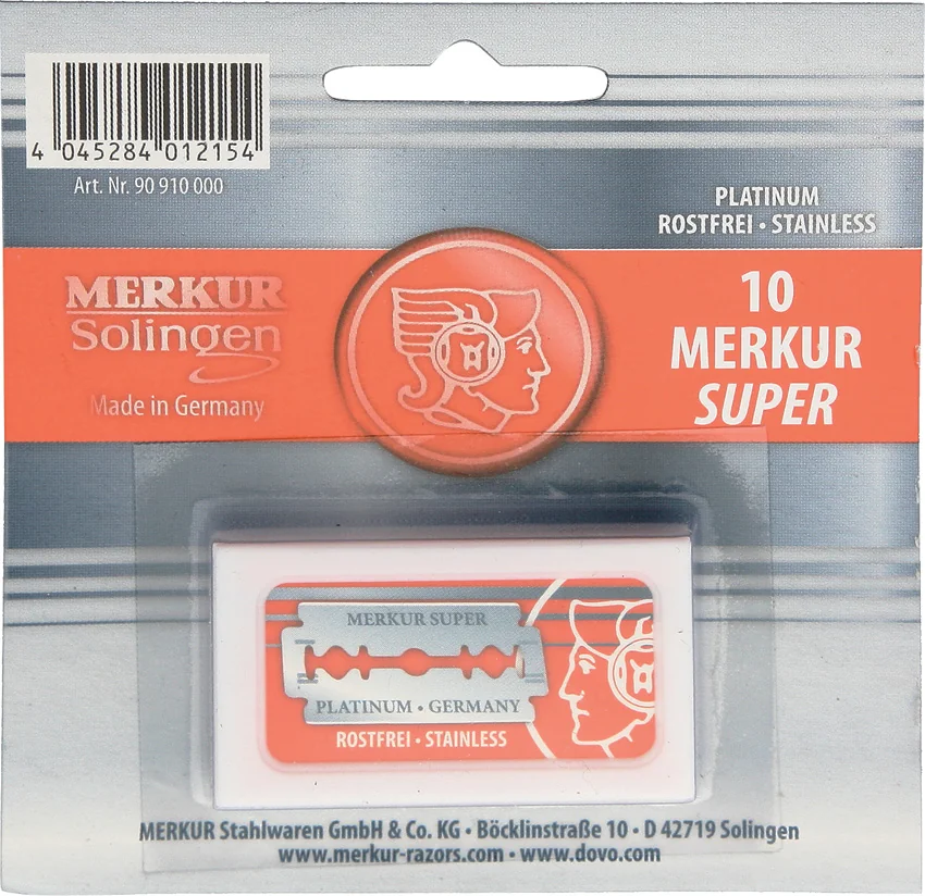 MERKUR Replacement Blades Pack of 10