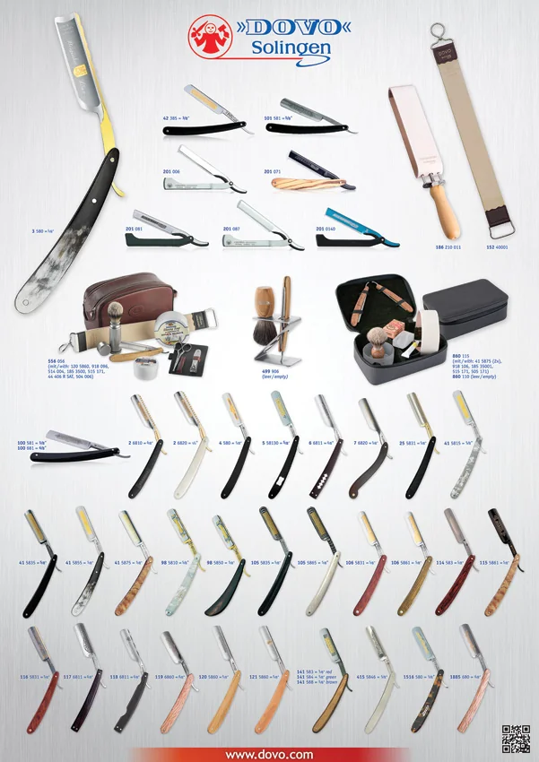 Dovo Straight Razors Poster 2018