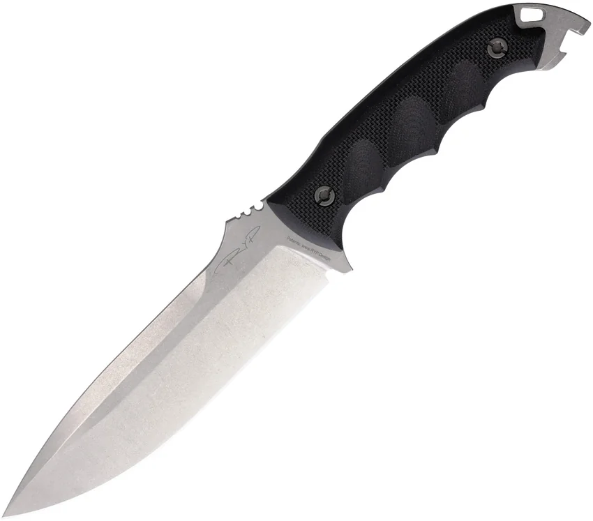 DPx Gear HEST 6 Milspec Fixed Blade Knife Black G-10 (6" SW)