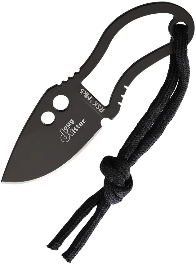 Doug Ritter RSK Mk5 Survival Fixed Blade Knife (1.8" Black) DRMK5K