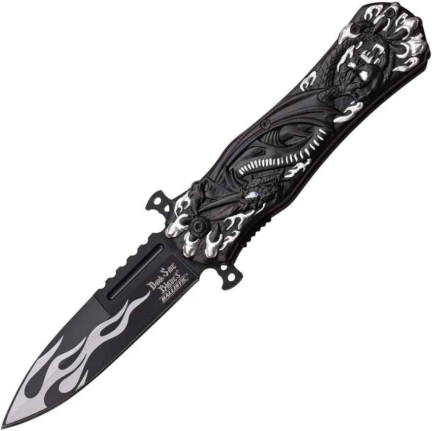 Dark Side Dragon Linerlock A/O Silver