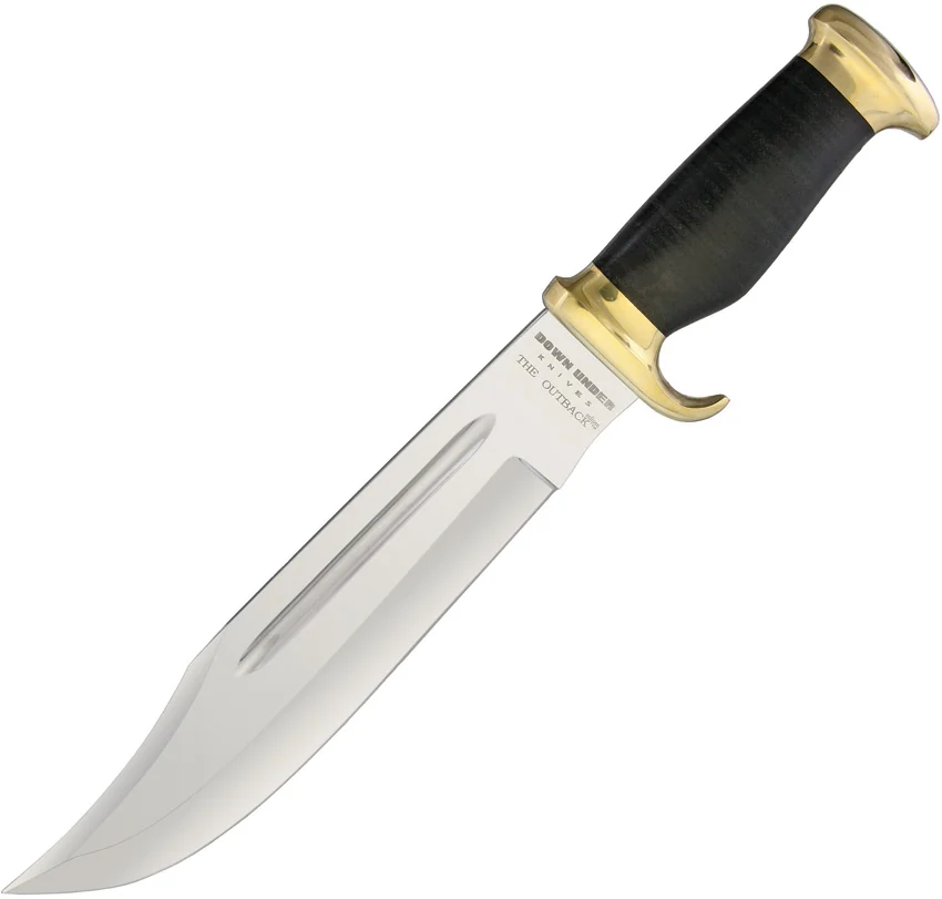 Down Under Knives Outback Eclipse Fixed Blade Knife (11" Polish)