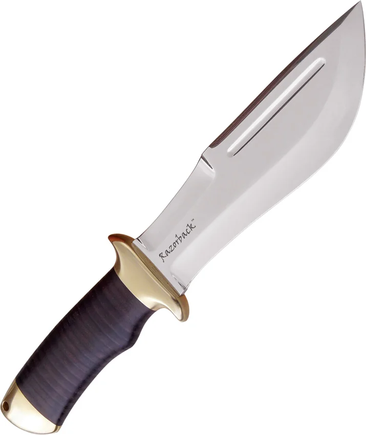 Down Under Knives Razorback Knife Fixed Blade (7" Polished)