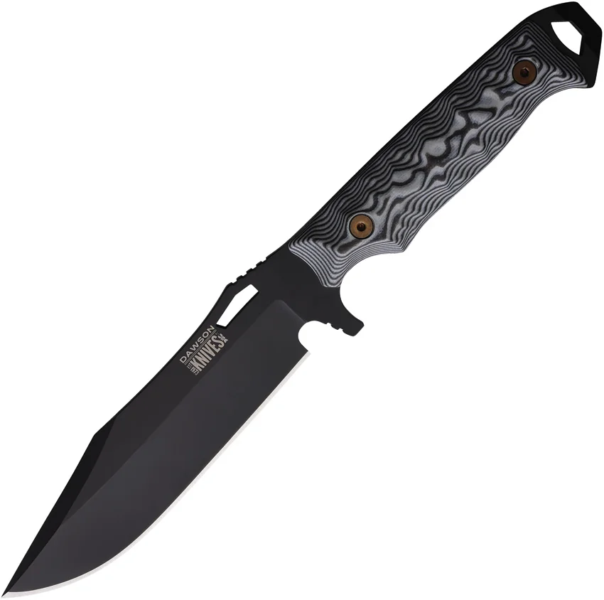 Dawson Knives Marauder Fixed Blade Wht/Blk