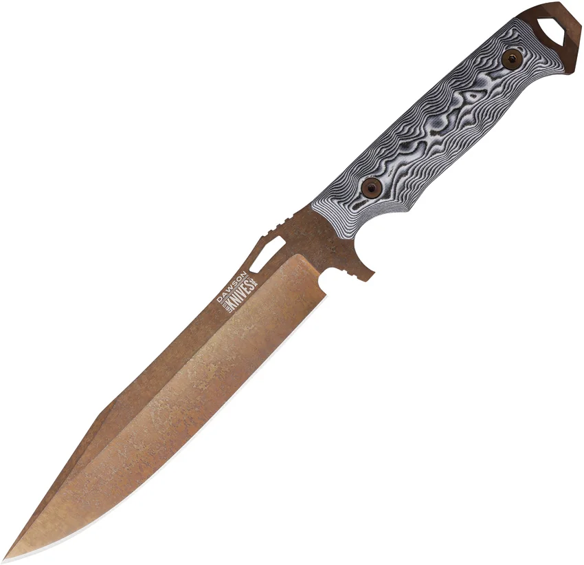 Dawson Knives Marauder XL White Black G10