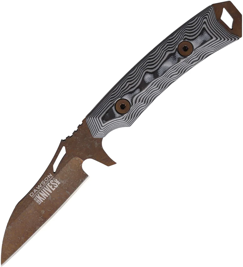 Dawson Knives Revelation Fixed Blade Blk/Wht