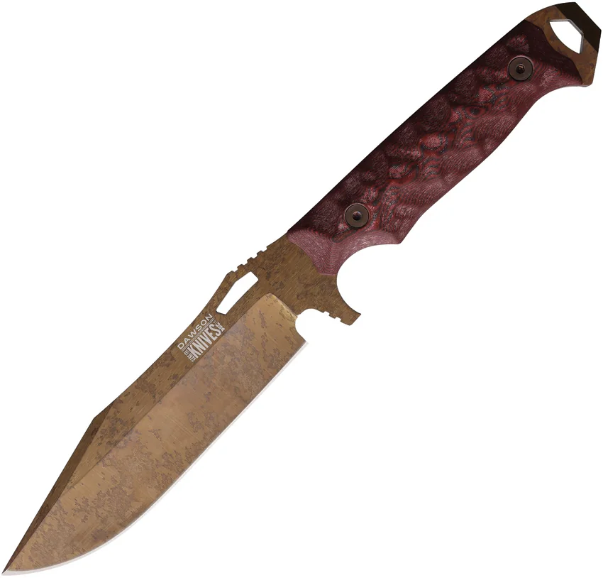 Dawson Knives Marauder Fixed Blade Red/Blk