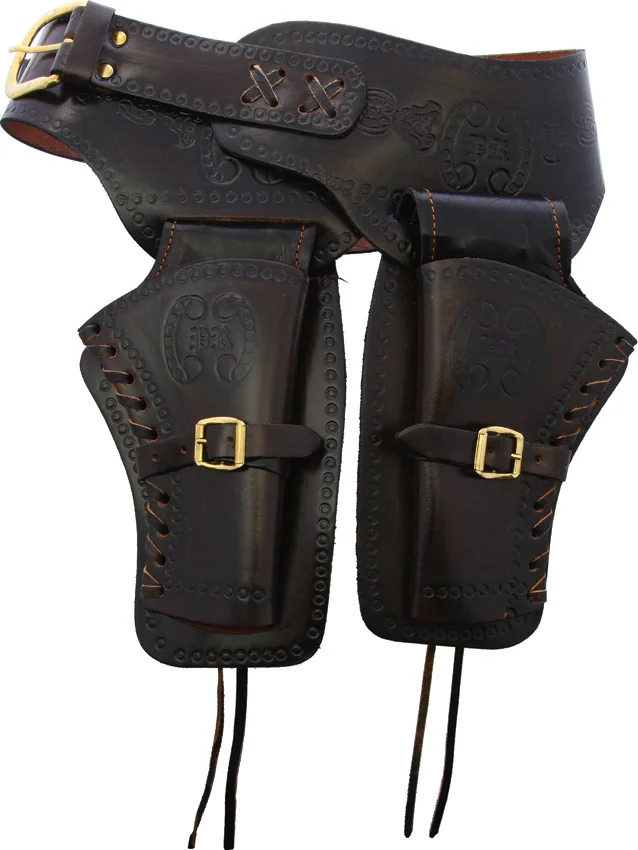 Denix Lg Double Draw Holster Black