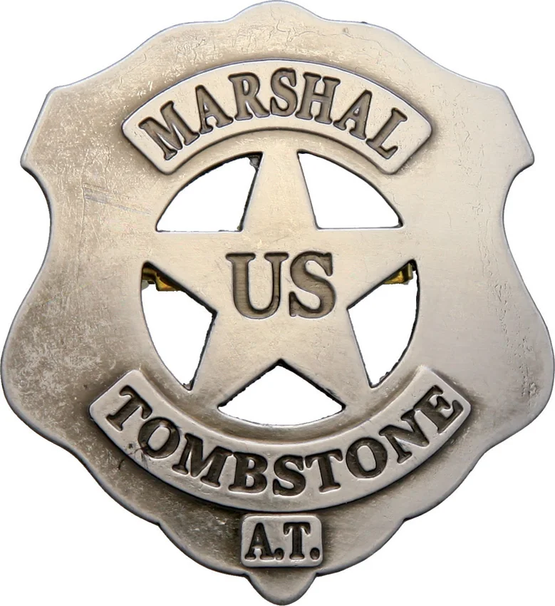 Denix US Marshall Tombstone Badge